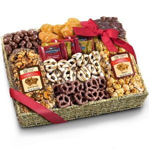 Chocolate Caramel and Crunch Grand Gift Basket for Father's Day, Business, Corporate, Friend and Family